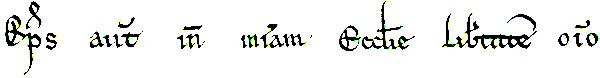 Latin abbreviation marks showing letters have been removed